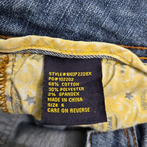 Piama Women Juniors 5 Low Rise Bootcut Jeans Boho Y2K - Picture 7 of 12